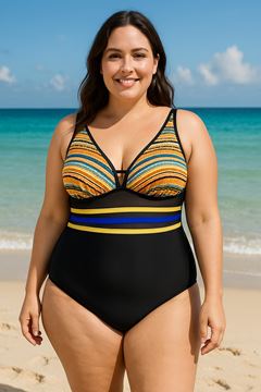 Picture of PLUS SIZE TUMMY CONTROL SWIM SUIT